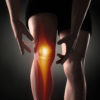 Man knee pain concept