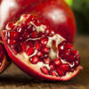 Organic Ripe Red Pomegranates